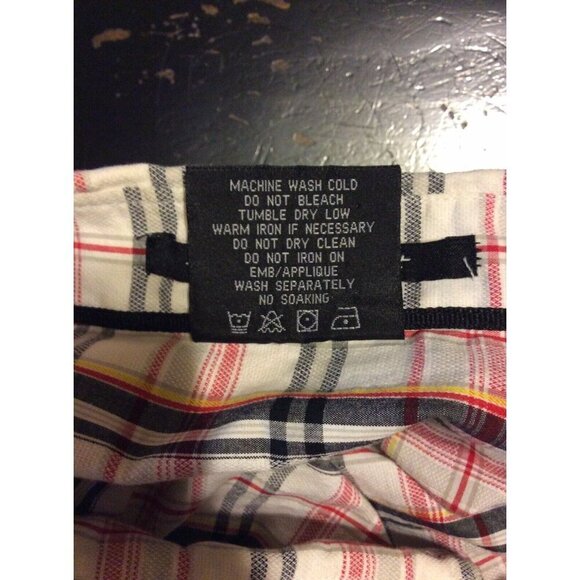 SouthPole Hexagon Product Short Sleeve Button Shirt Mens Size 5XL White Plaid - Picture 10 of 12